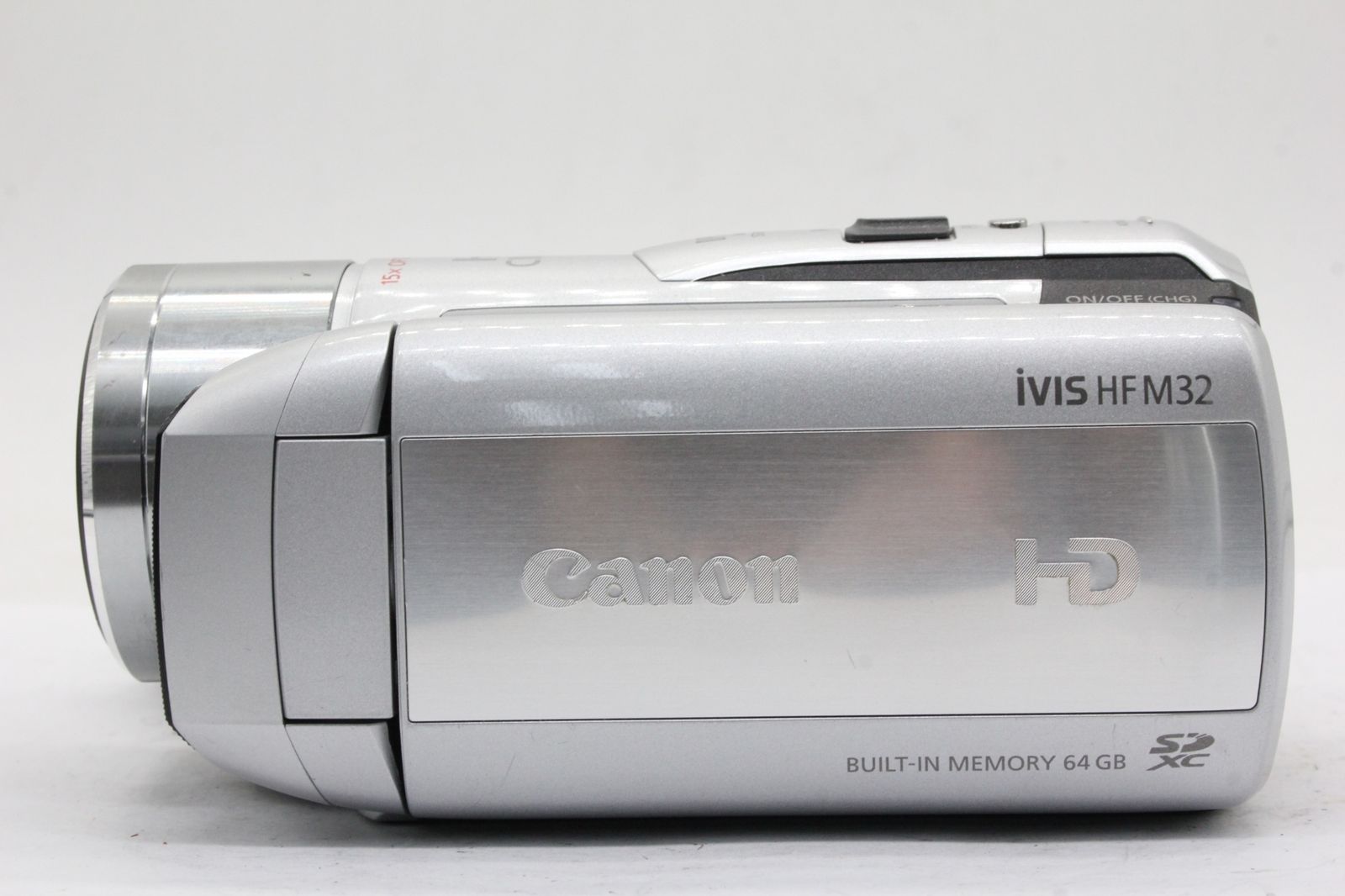 【返品保証】 【録画再生確認済み】キャノン Canon ivis HF M32 15x バッテリー付き ビデオカメラ v1326