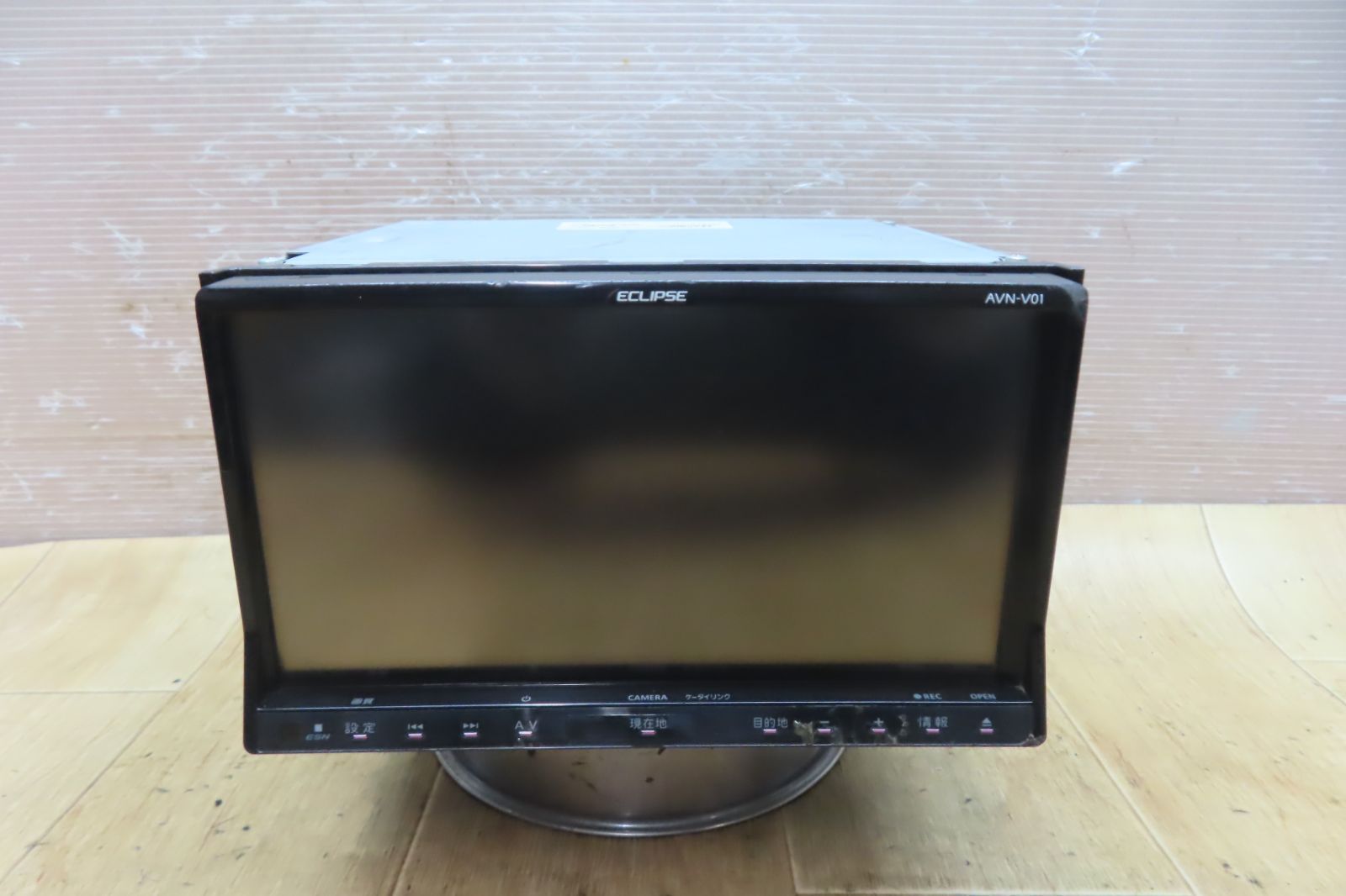 即決★ECLIPSE AVN-V01 SDナビ動作品★TV内蔵/DVD/CD/MP3/SD/USB/iPod対応 イクリプス ★地図2011年度