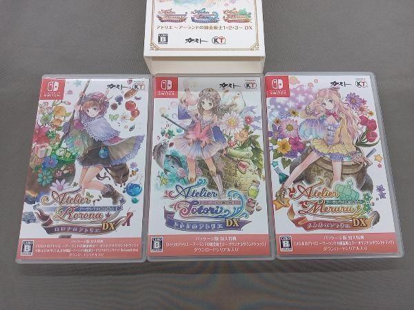 アトリエ 〜アーランドの錬金術士1・2・3〜DXゲオ限定オリジナルデザインパッ ケージ Nintendo Switch mxn26g8 Nintendo Switch版『アトリエ ～アーランドの錬金術士 1・2・3