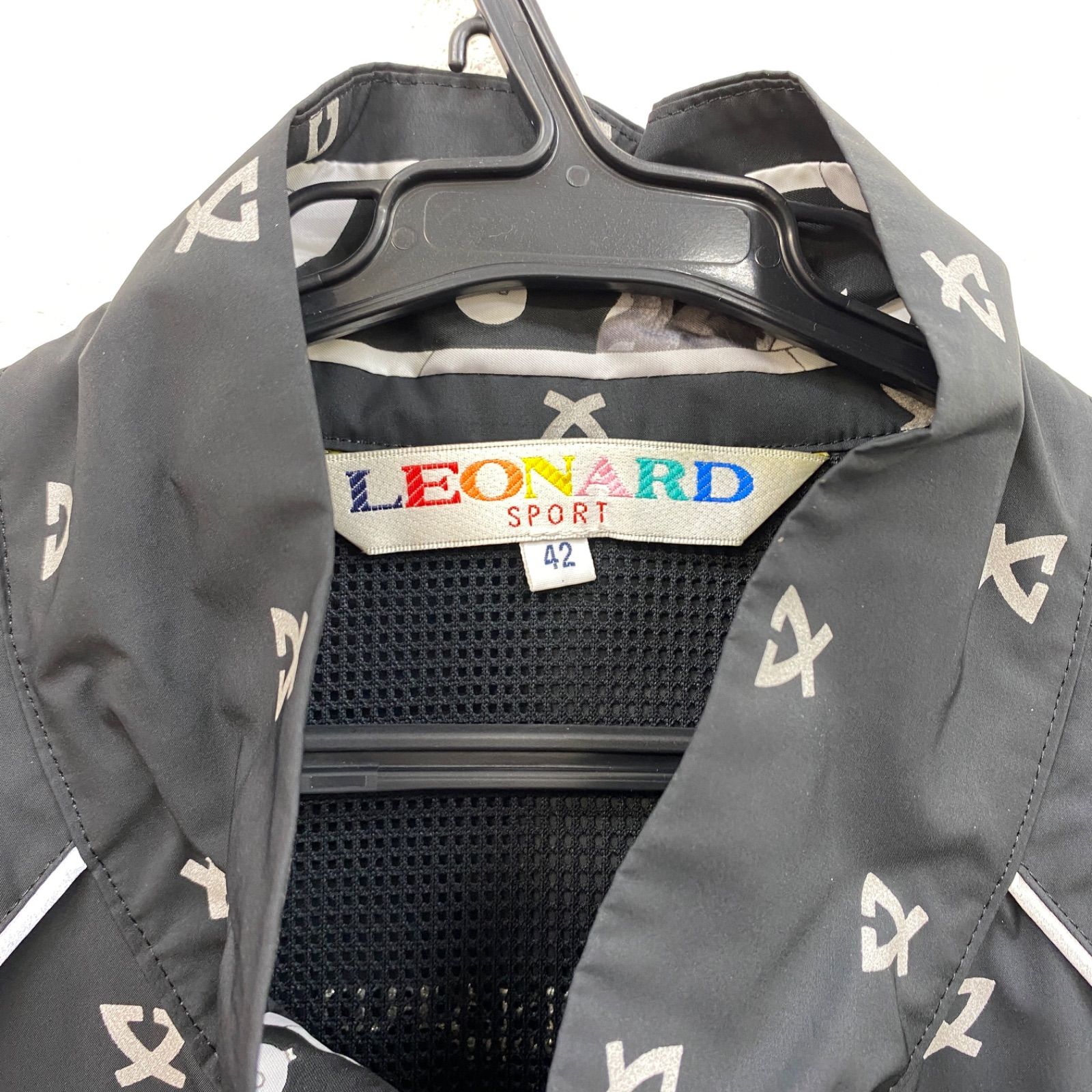 美品✨近年モデルLEONARD SPORT ジャケット 42 ウィンドブレーカー 美品✨近年モデルLEONARD SPORT ジャケット 42 ウィンド