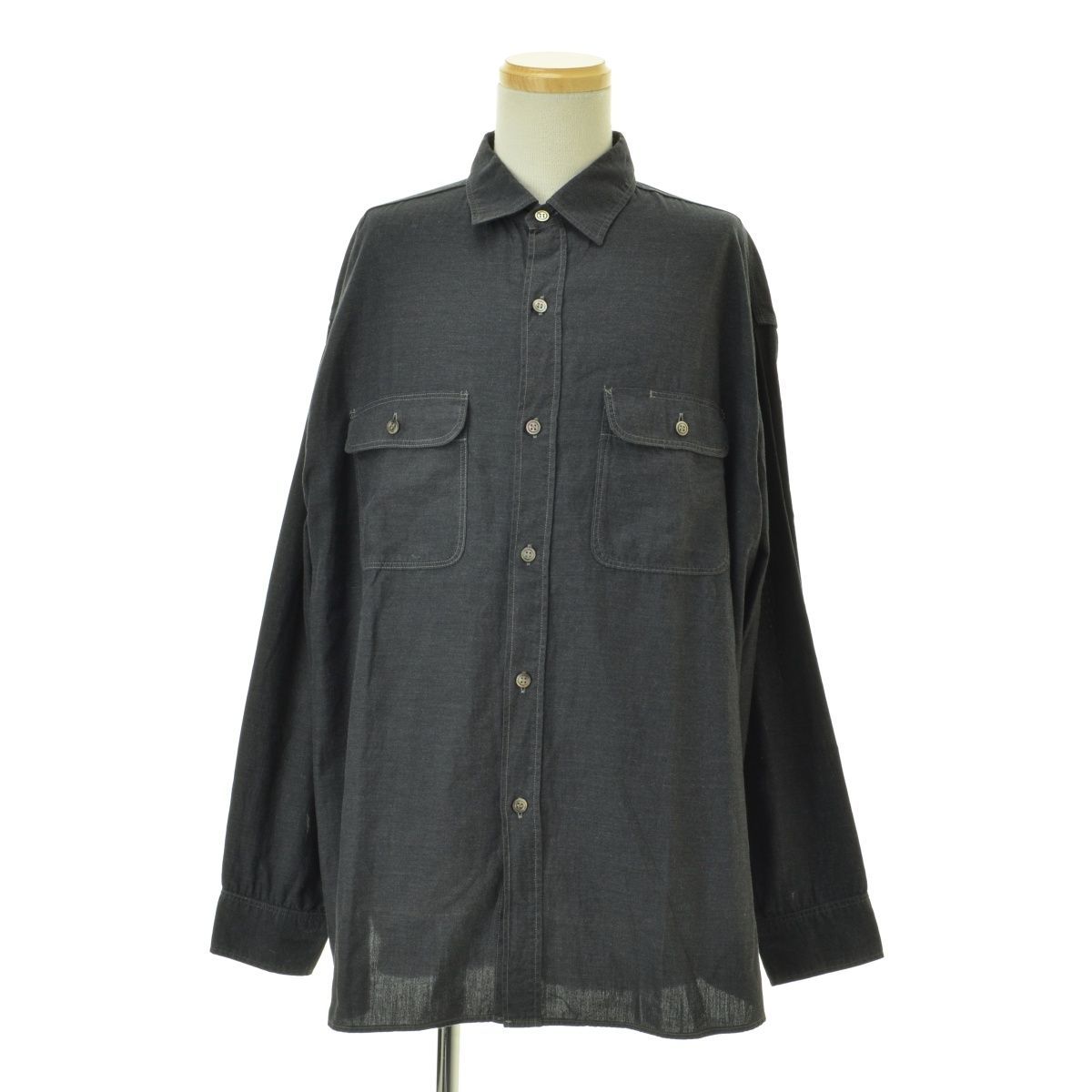 4【blurhms ROOTSTOCK / ブラームス ルーツストック】21SS ROOTS21SWLT-HC CHAMBRAY SHIRT  シャンブレー長袖シャツ - メルカリ