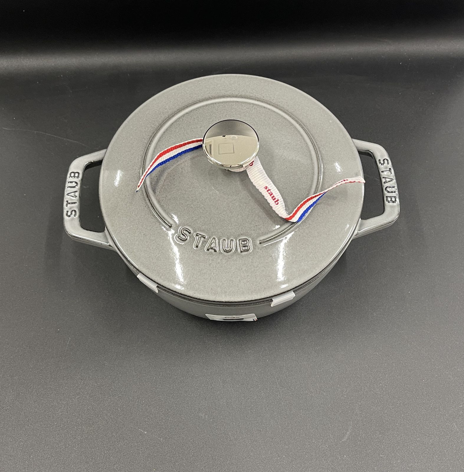 STAUB ストウブ Wa-NABE M 18センチ グレー 40501-006 両手鍋 ホーロー鍋 鋳物