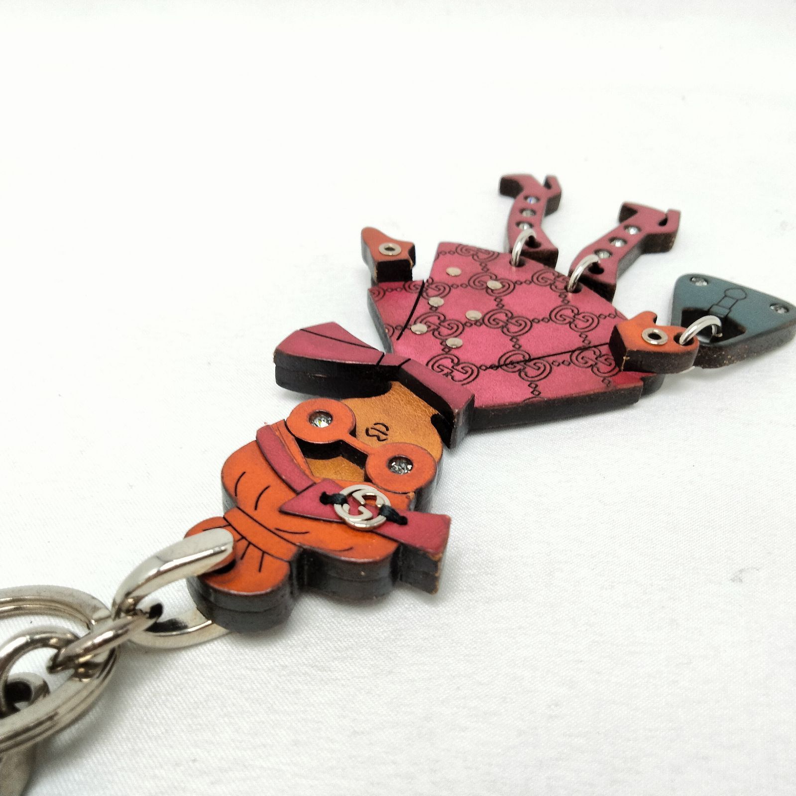 ✨️GUCCI✨️グッチ ウッド×ラインストーン チャーム 2140/806561321