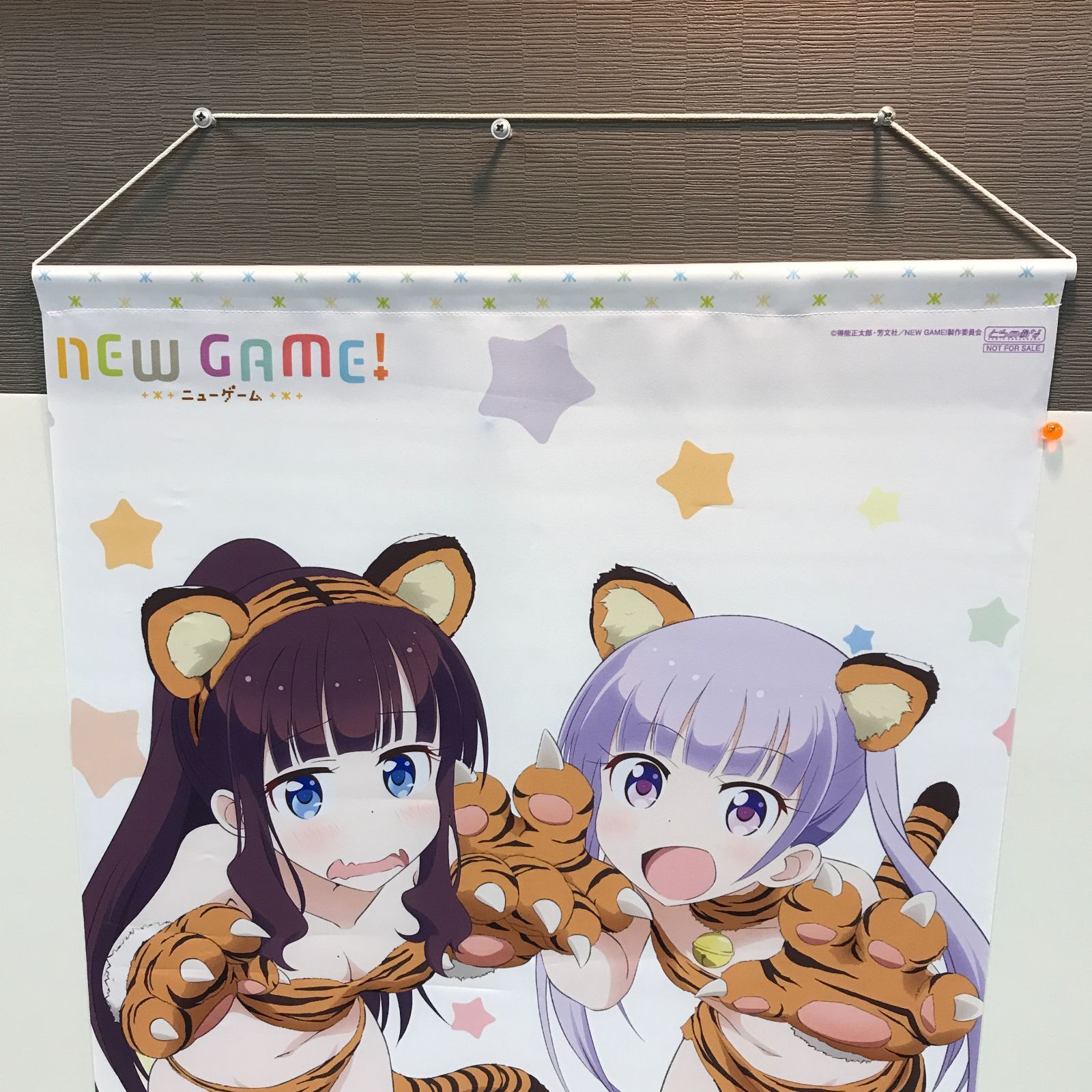 NEW GAME! とらのあな全巻購入特典　タペストリー　涼風青葉　滝本ひふみ 八戸第2-41-6】NEW GAME! とらのあな全巻購入特典 タペストリー
