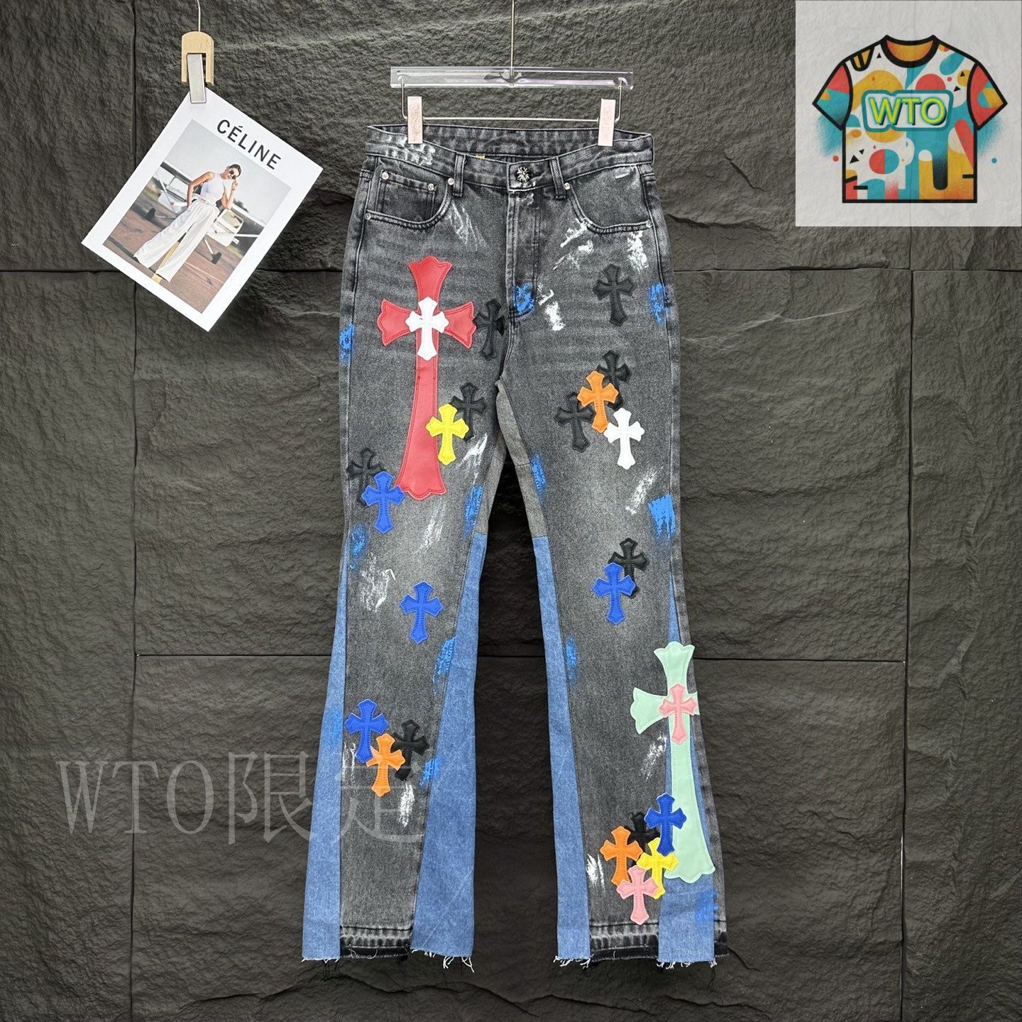 GALLERY DEPT. ブーツカットデニム 今日特価】GALLERY DEPT. クロス リラックスフィット ブーツ