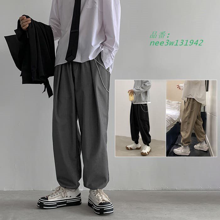 サルエルパンツ メンズ ドローストリング ジョガー 春夏 ボ韓国 中学生 高校生 オシャレ 20代 原宿 ファッション 10代 ストリート nee3w131942