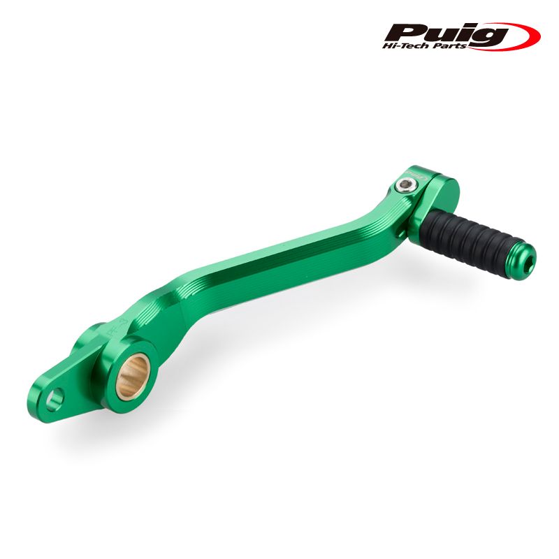 Puig 22124V ADJUSTABLE BRAKE FOOT PEDAL GREEN KAWASAKI Z900 23-25 Z900SE 25- プーチ アジャスタブルブレーキペダル
