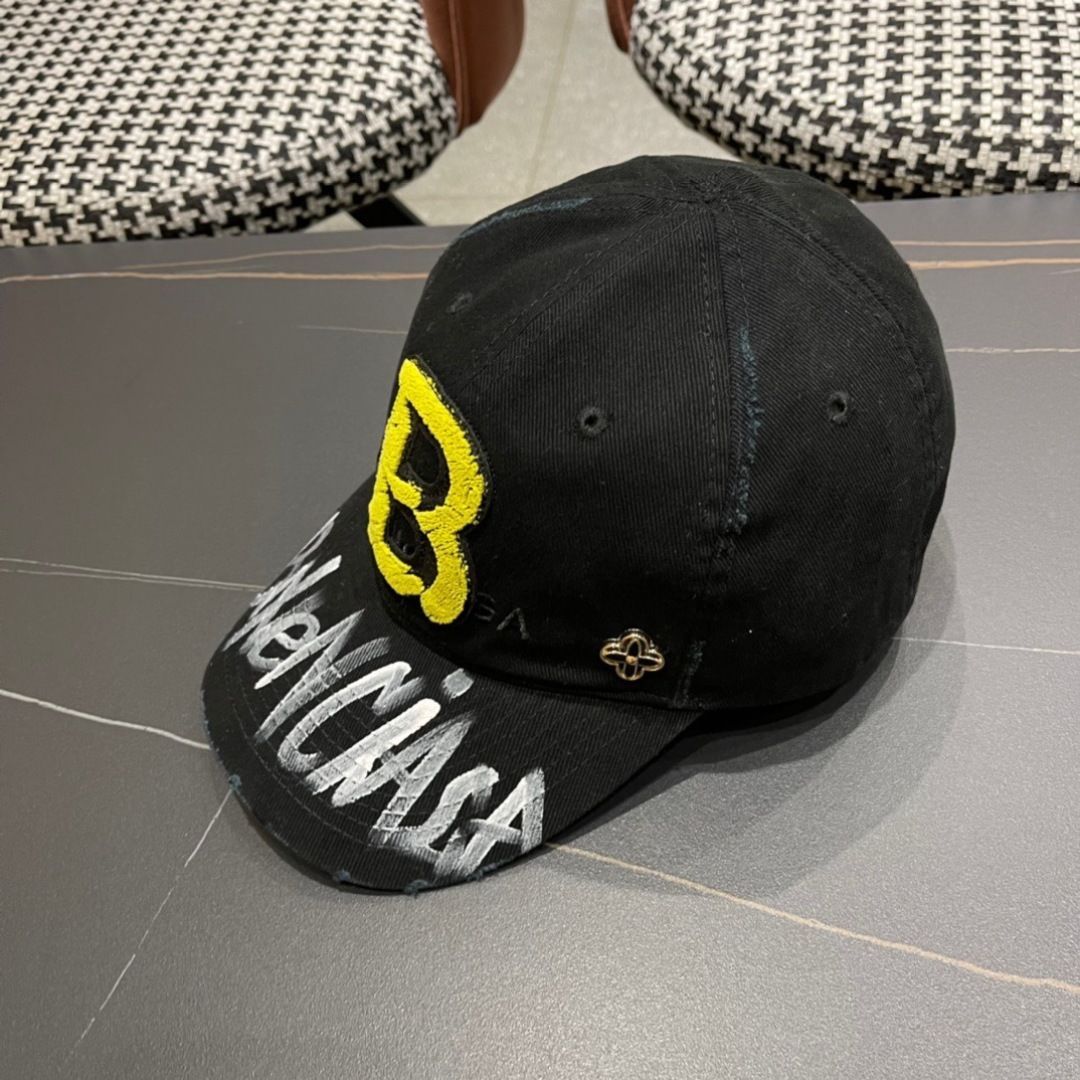 【新品】BALENCIAGA （バレンシアガ）　BBロゴ　ベースボールキャップ BALENCIAGA [新品] バレンシアガ キャップ ベースボール ロゴ