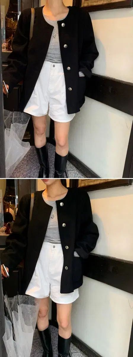 GRANGBLOOM オーバーサイズ ツイードジャケット GULLKHAN_COM