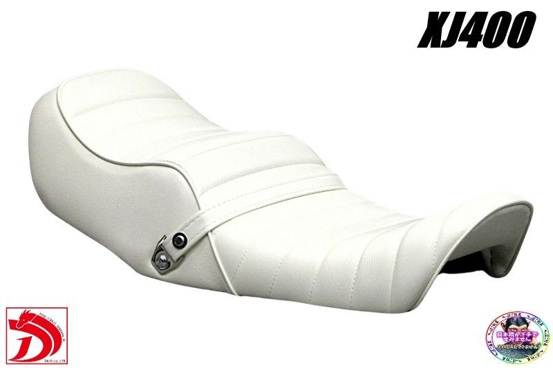 XJ400 白皮 タックロールシート ホワイトXJ400D XJ400E XJ550リベット あんこ抜き ローダウン4GO 完成品 段シート へっぽこ社長