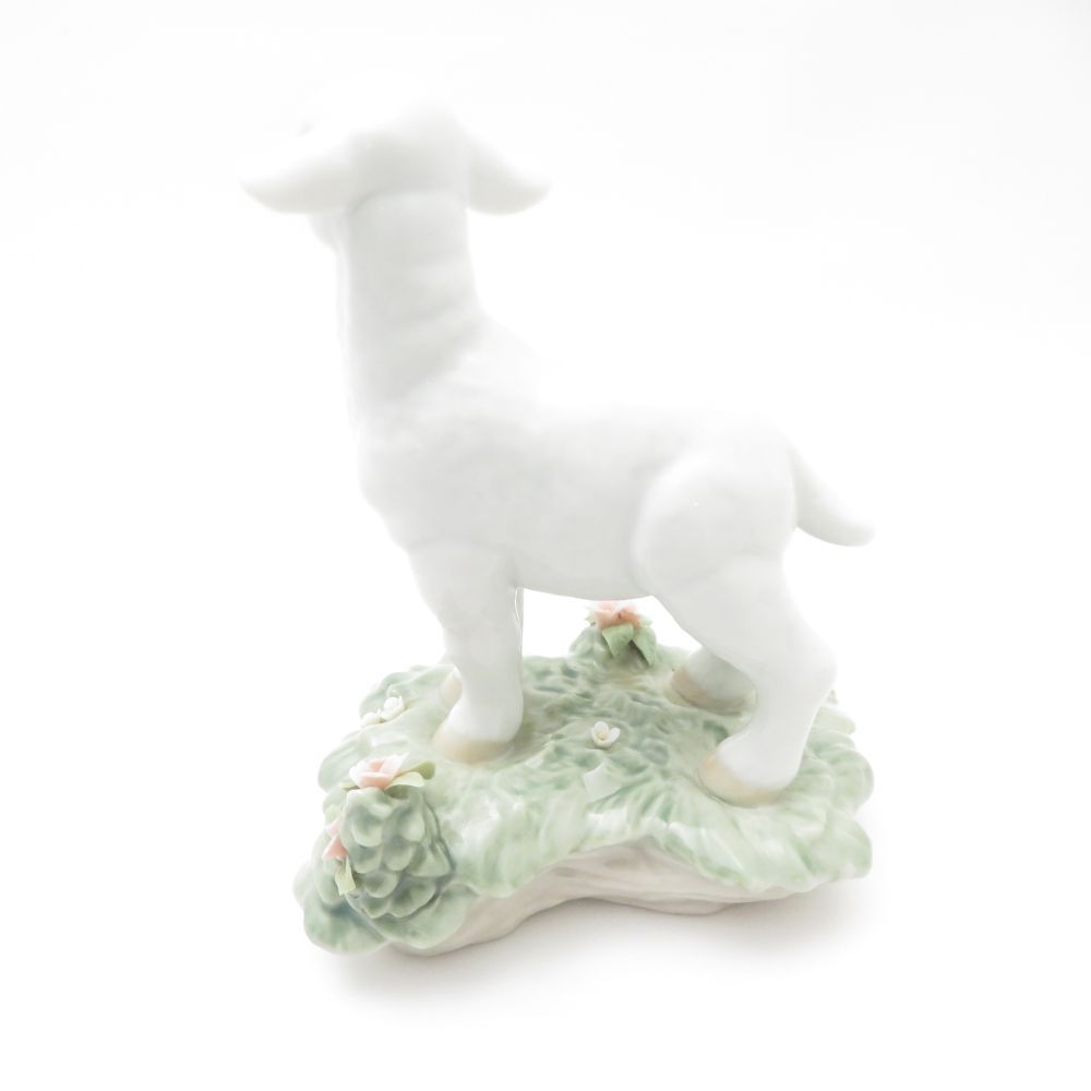 リヤドロ仔羊動物フィギュアフィギュリン人形置物陶器インテリア小物