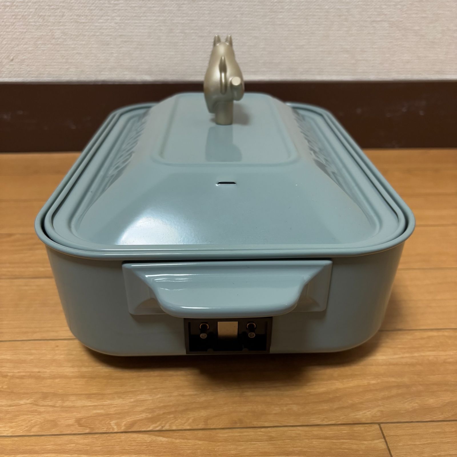 BRUNO×ムーミン コンパクトホットプレート ブルーグリーン