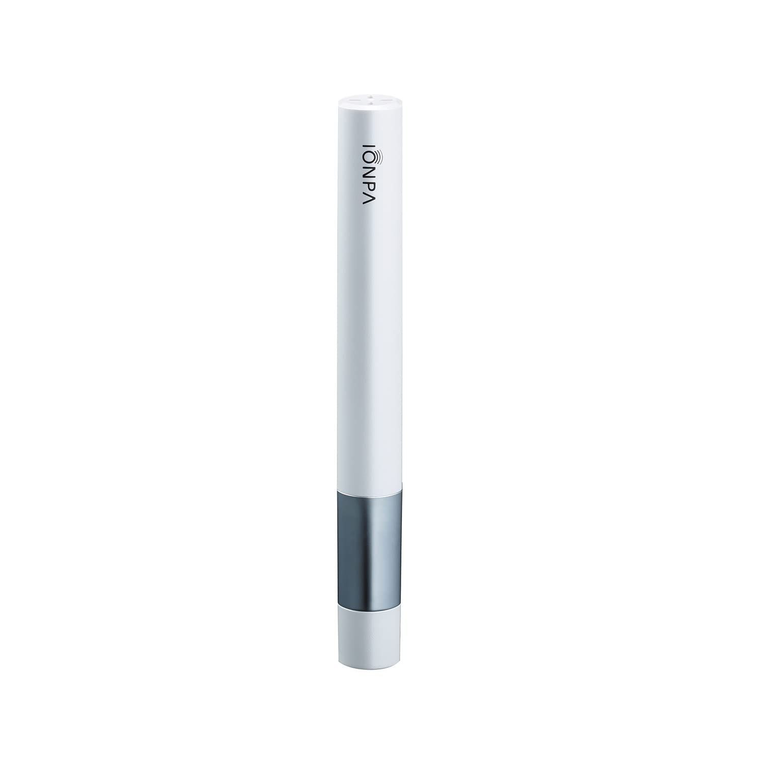 IONPA 電動歯ブラシ 音波振動歯ブラシ ソニック 携帯用 電池式 替えブラシ DM-021 (White) [White] [IONPA 抗菌極細毛(電池式)]