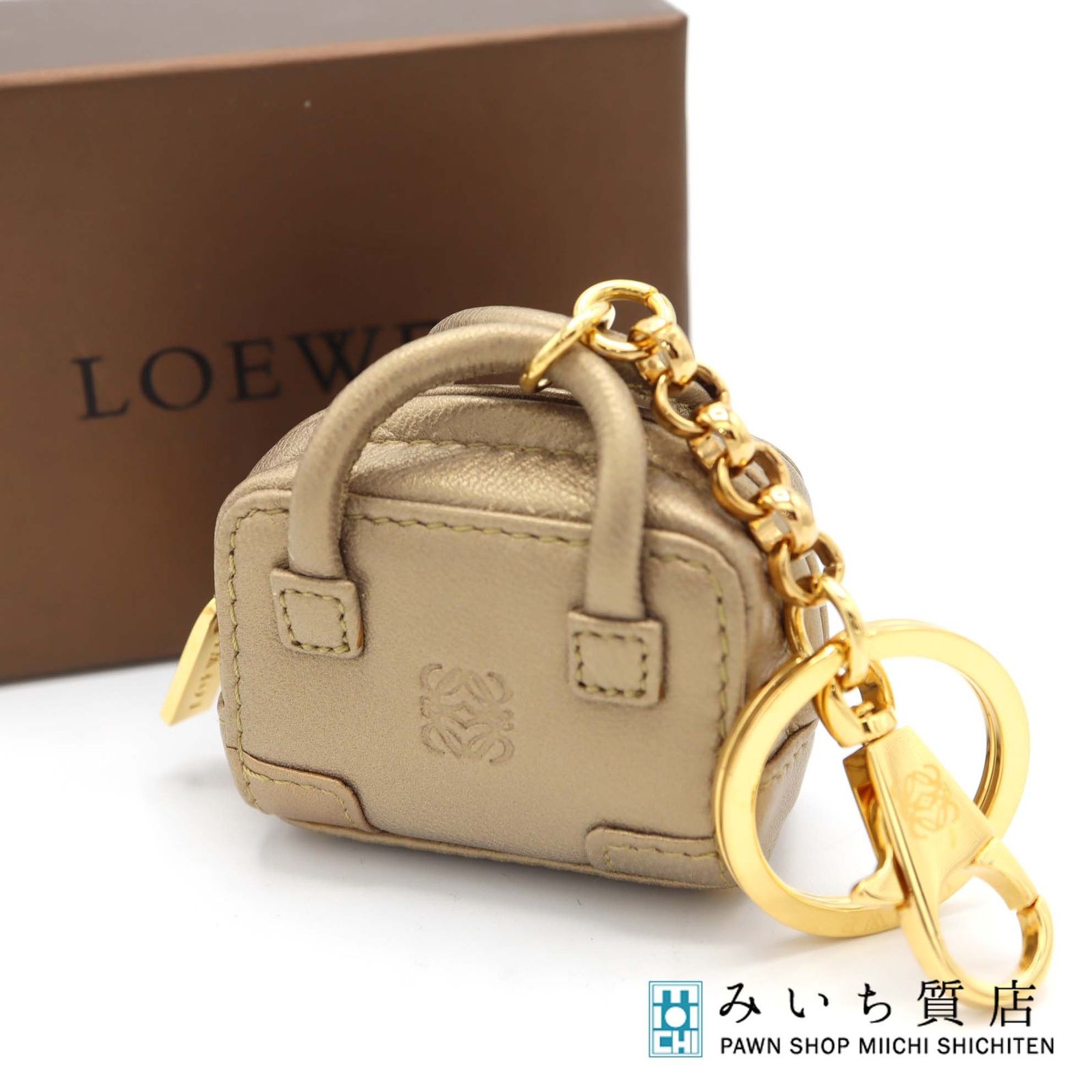 LOEWE ロエベ アマソナモチーフ キーホルダー チャーム 111.08.330 GP 