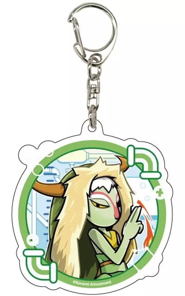 中古】キーホルダー アカツキ 「pop'n music UniLab＆DDR アクリル