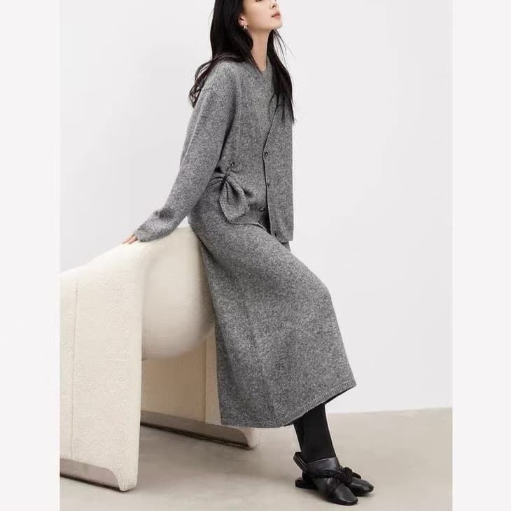 長袖カーディガン