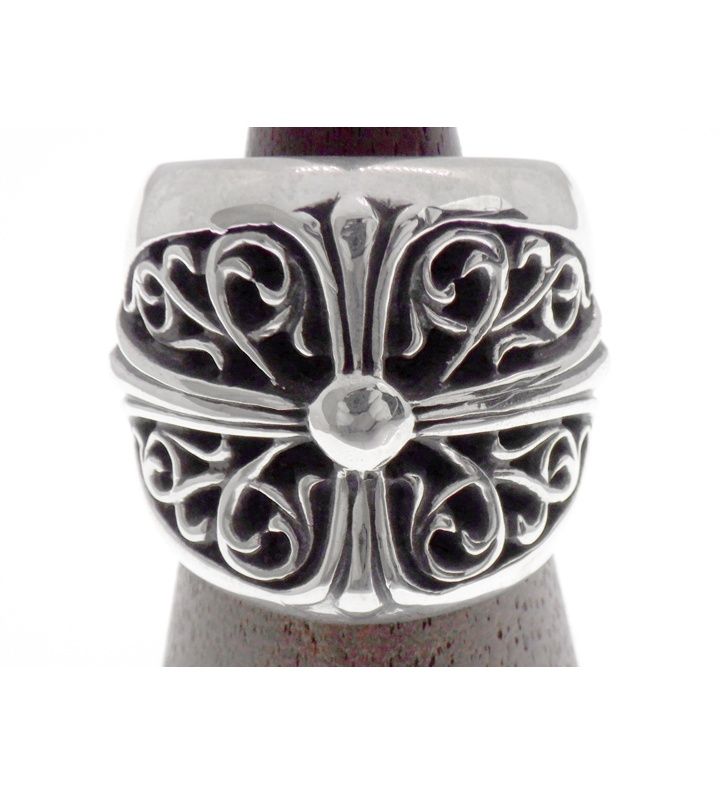 クロムハーツ CHROME HEARTS CLASSIC OVAL クラシックオーバル クロス リング 42875