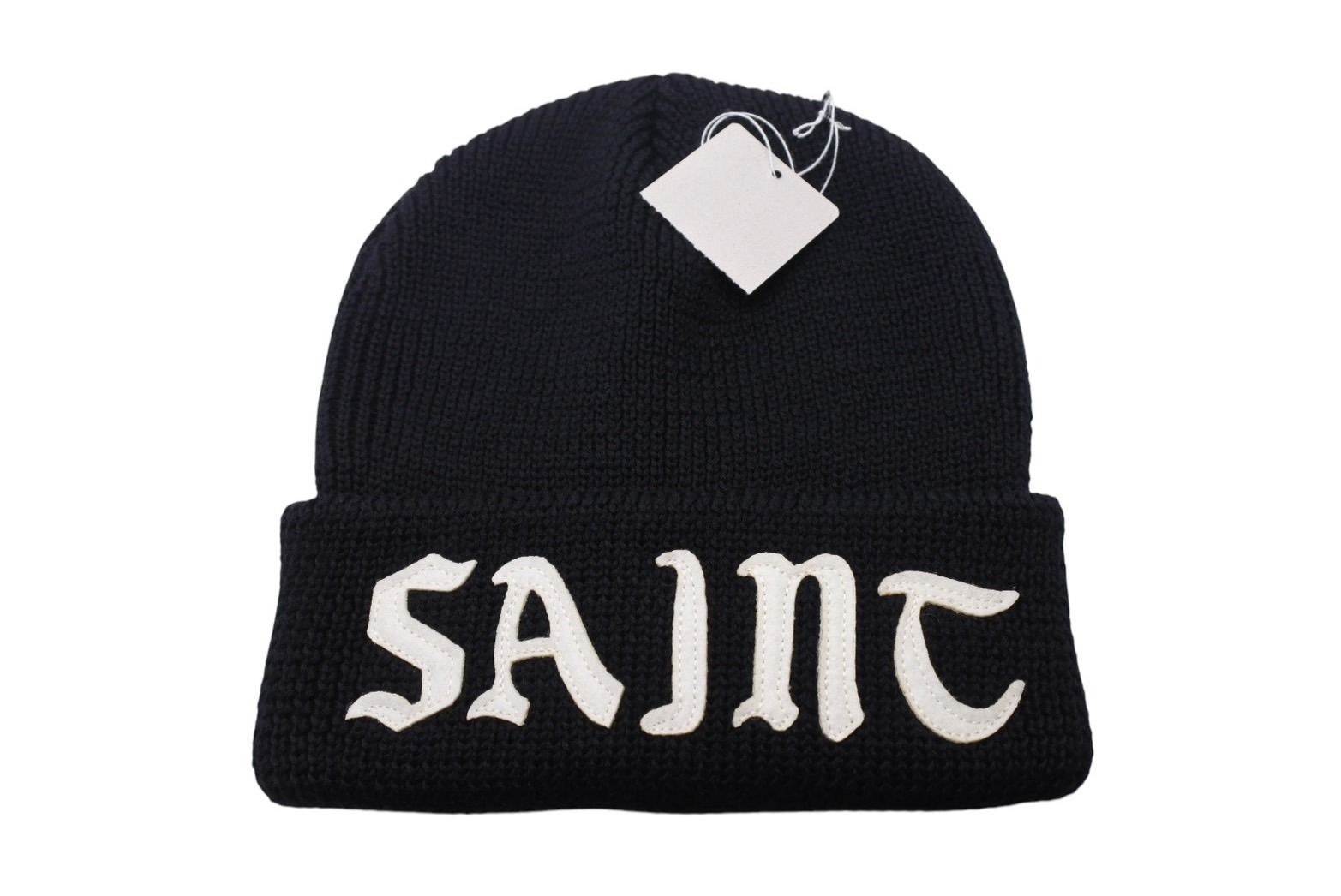 saint michael セントマイケルビーニーニット帽希少新品未使用