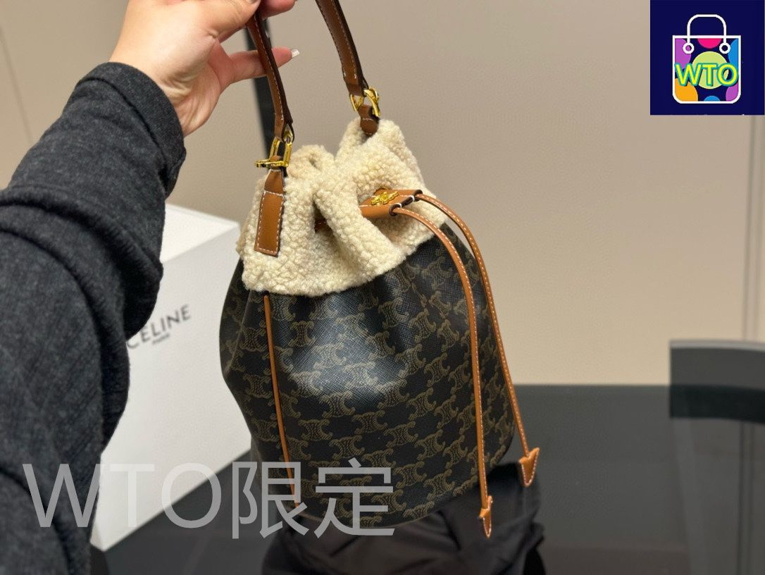 Celine] バケットバッグ モノグラムデザイン - 折り畳みボックス