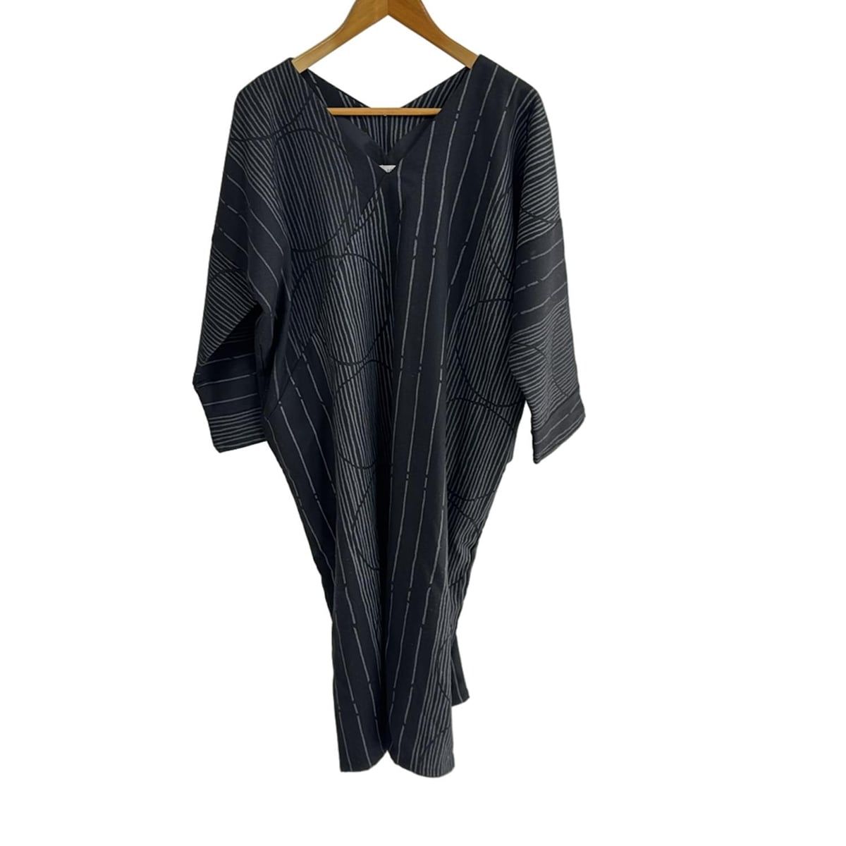 SOUSOUロングワンピース SOU・SOU モノクロパターン ロングワンピース