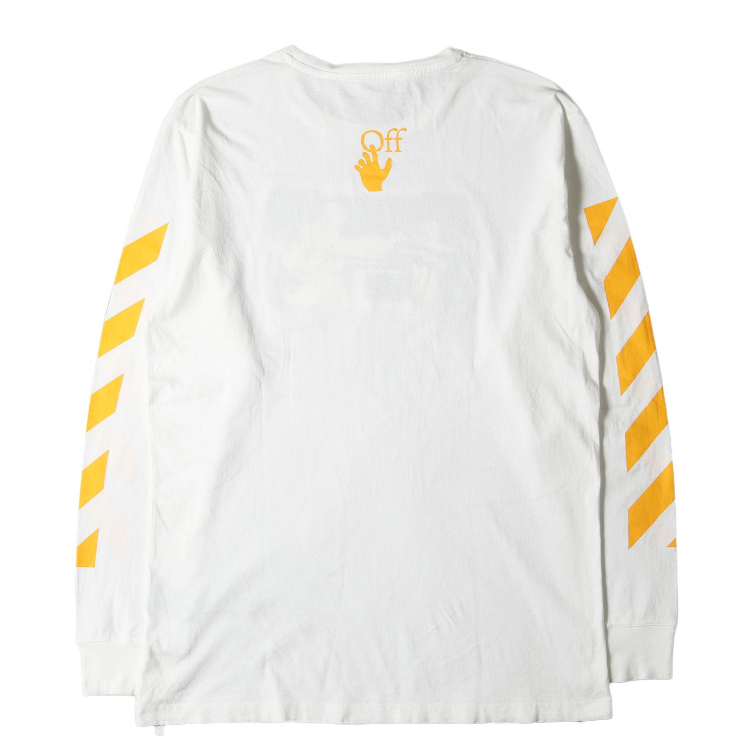 ★新品タグ付き★ off-white ロンT 21AW 絵画　長袖tシャツ XL OFF-WHITE オフホワイト Tシャツ サイズ:XXL 21AW 絵画