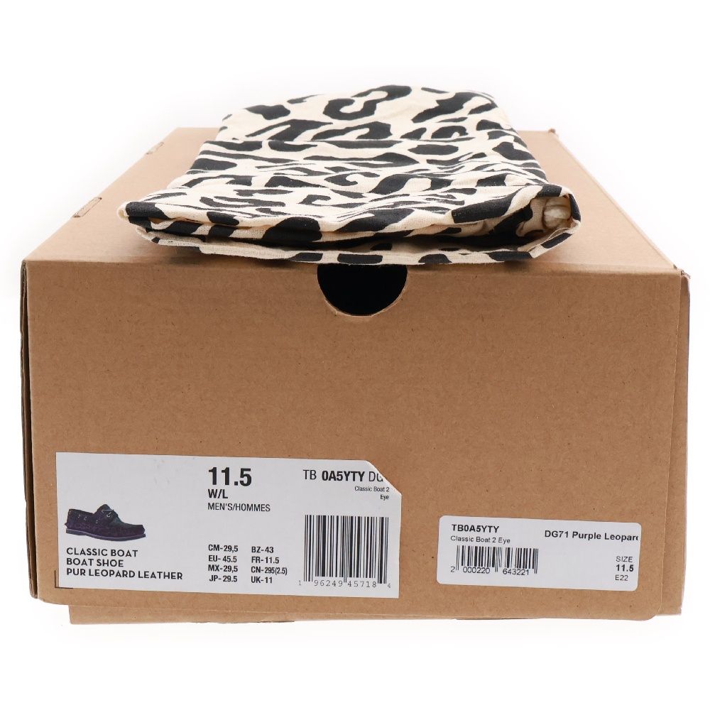 WACKO MARIA×Timberland デッキシューズ レオパード ティンバーランド