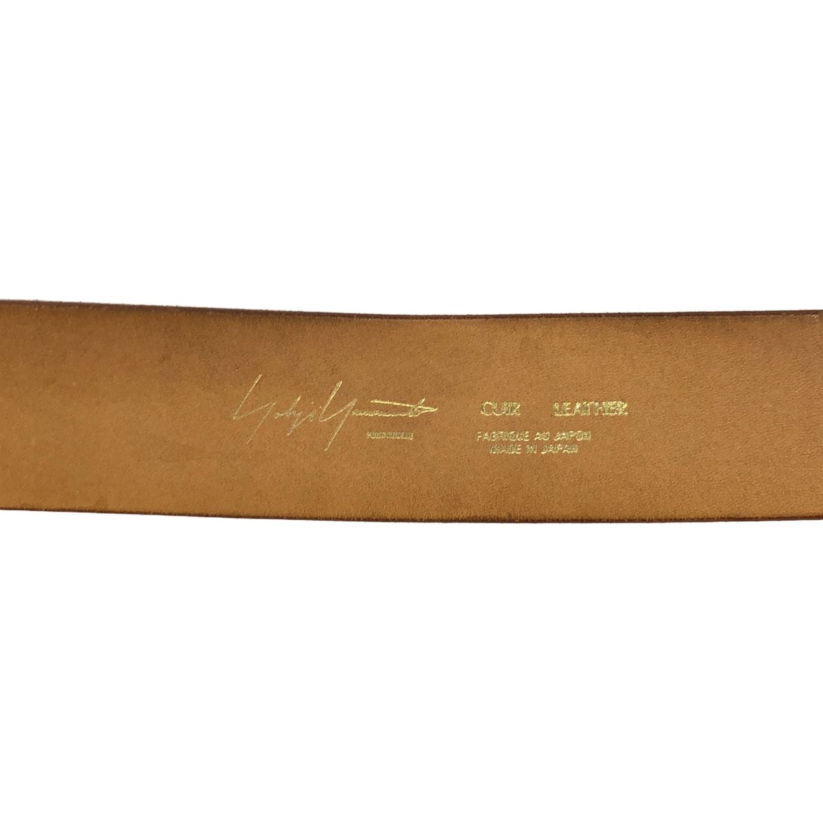 ヨウジヤマモトプールオム　カウレザーフリーベルト B Yohji Yamamoto - 20MM フリーベルト | chord online store
