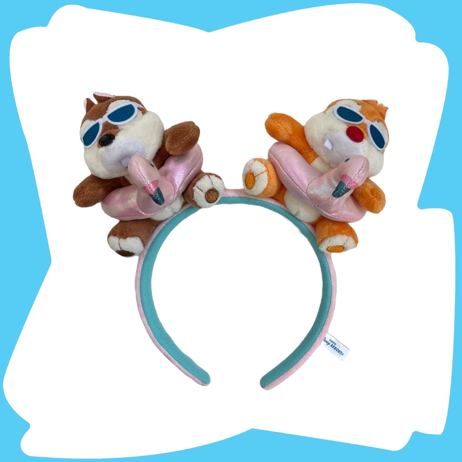 未使用タグ付き ディズニー カチューシャ チップ＆デール サニー