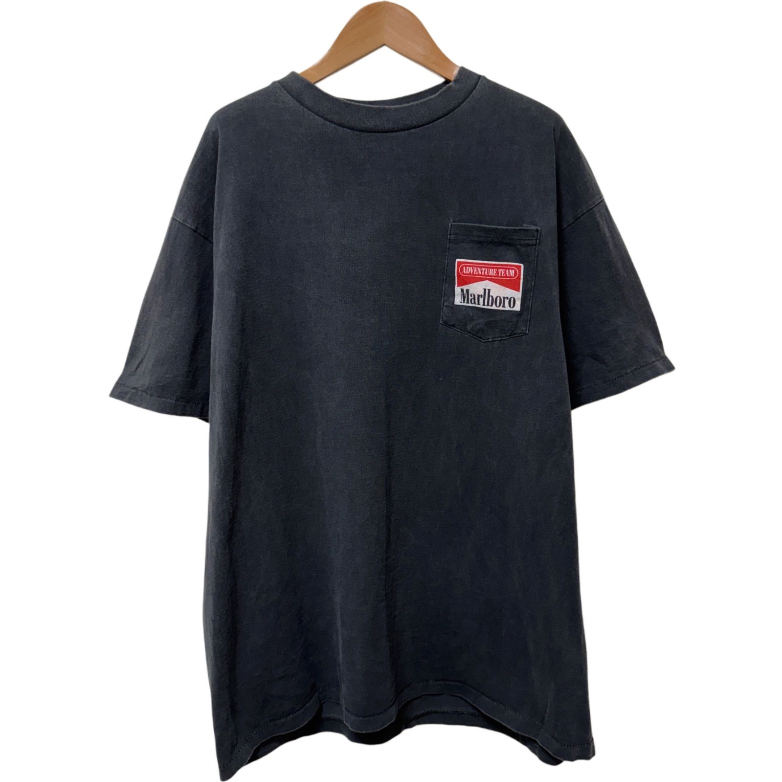90s Marlboro マルボロ　ビンテージ　Tシャツ USA 製 90s USA製ヴィンテージMarlboro マルボロ ポケット付きTシャツ