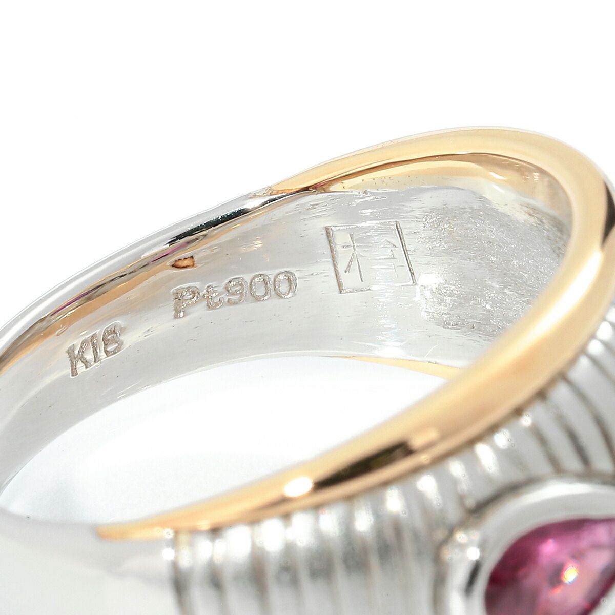 檜佐賢治 リング 指輪 ルビー ダイヤモンド プラチナPt900 10号 KENJI  