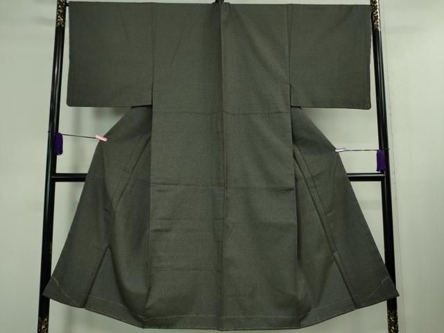 平和屋着物 上 男性 お召 アンサンブル 亀甲柄 ♥ DZAA9865kh5