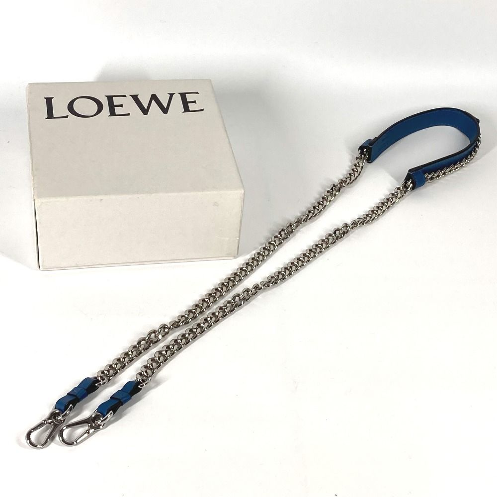 LOEWE ロエベ ショルダーストラップ チェーン レザー - メルカリ