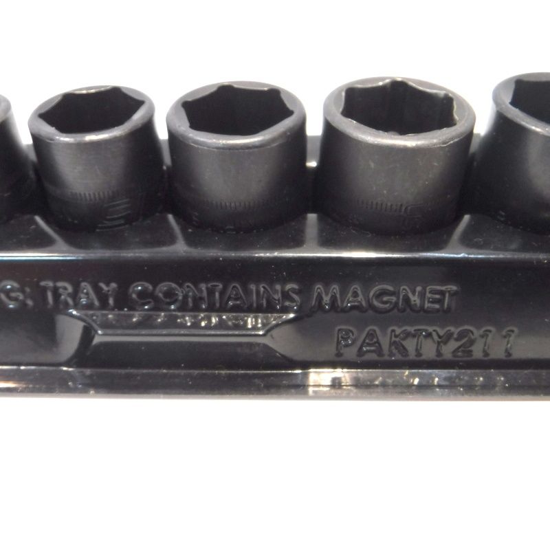 スナップオン インパクト用ショートソケット PAKTY211 14本 差込3/8 