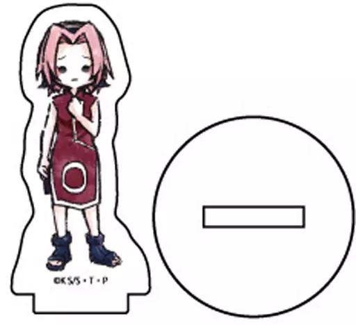 中古】雑貨 春野サクラ 「NARUTO－ナルト－ アクリルぷち