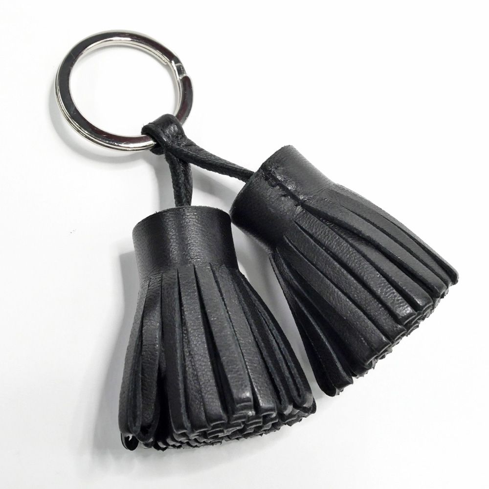 名東】エルメス カルメン ウノドス ブラック シルバー金具