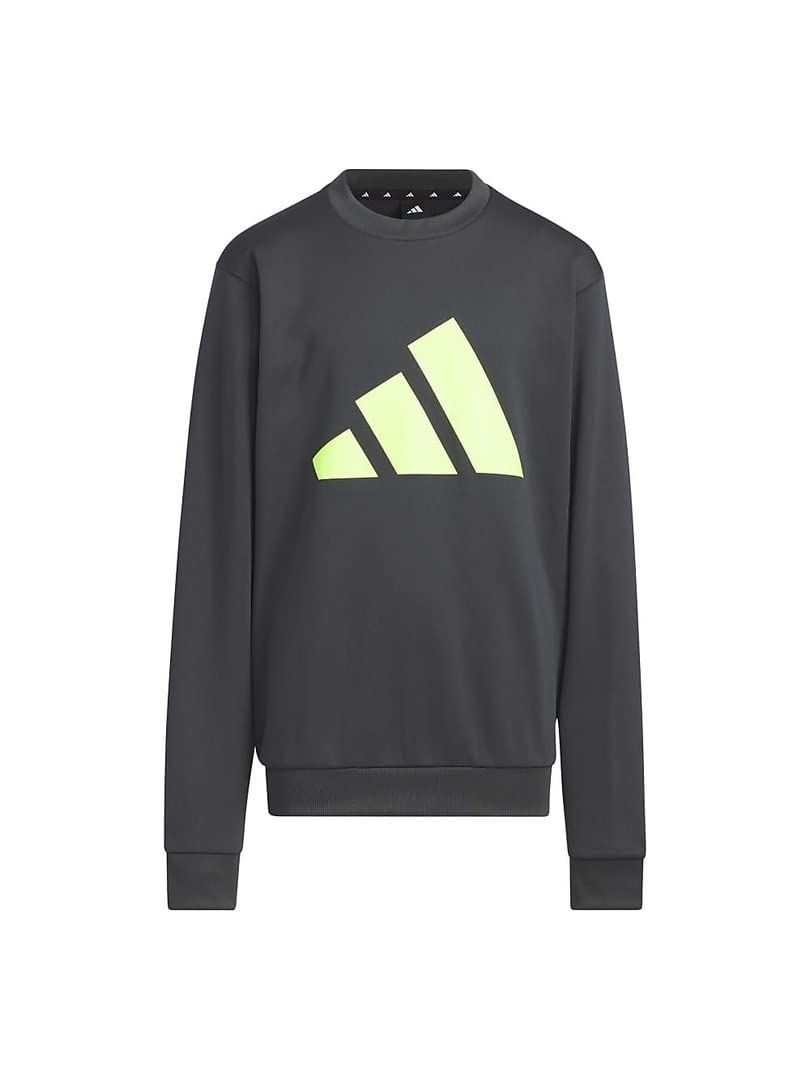 adidas(アディダス) U TRAIN ESS クルースウェット カーボン 160 [(IK4645)カーボン] [160]