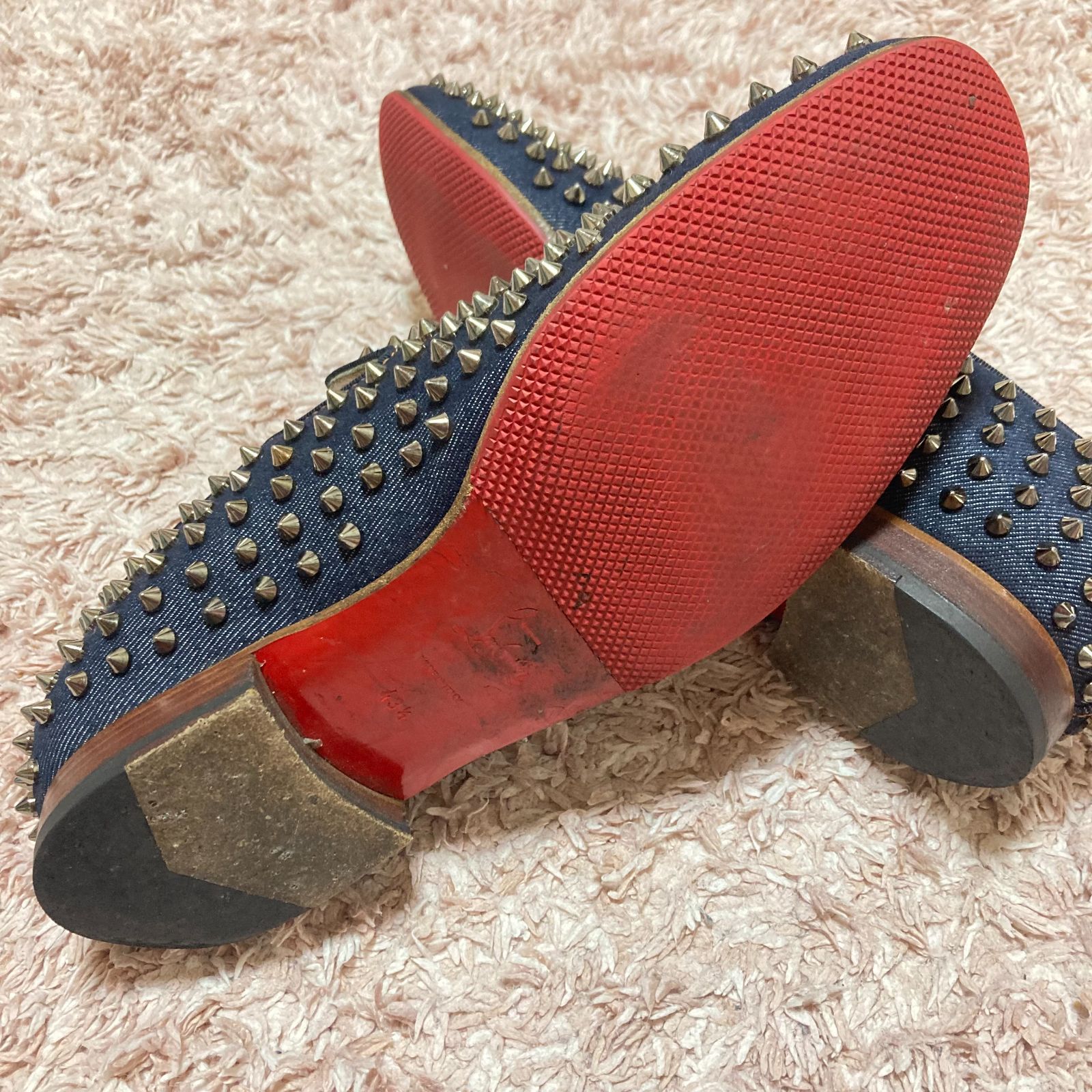 Christian Louboutin カラフル ローファー 43 1/2 Christian Louboutin 