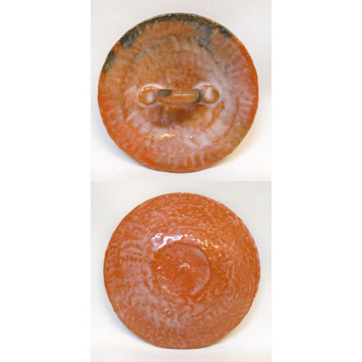 □□W-2413□煎茶道具 茶道具 三代佐々木昭楽造 楽焼 赤楽