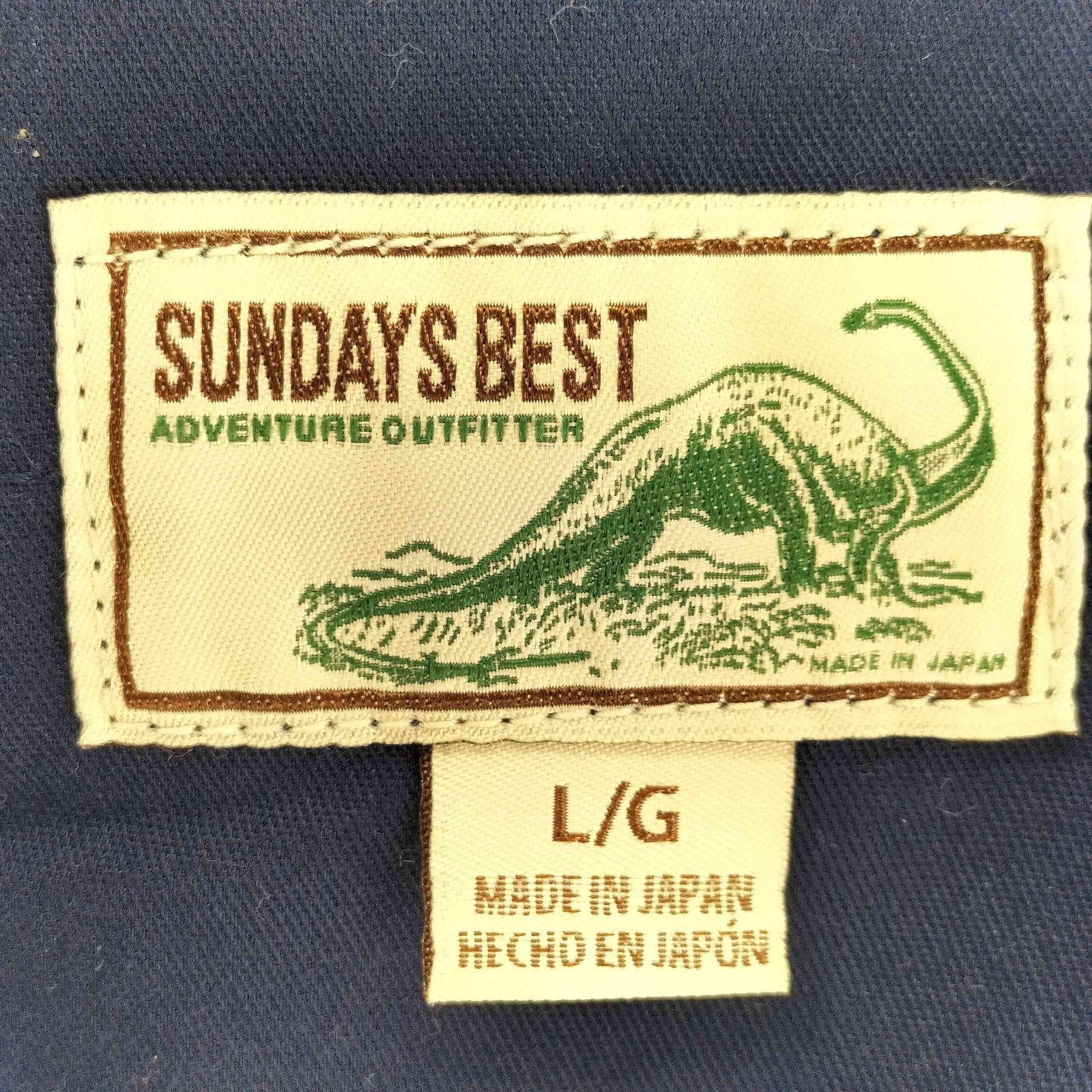 サンデイズベスト SUNDAYS BEST DISCOVERY EASY PANTS メンズ JPN：L