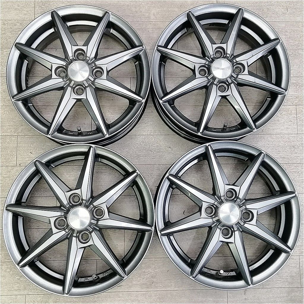 社外アルミホイール4本セット Treasure One Humanline 14x4.5J