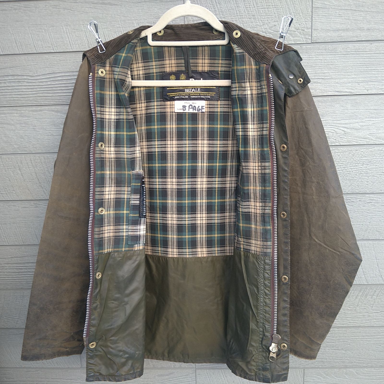 ☆ビンテージ☆ Barbour BEDALE バブアー ビデイル 97CM 38インチ