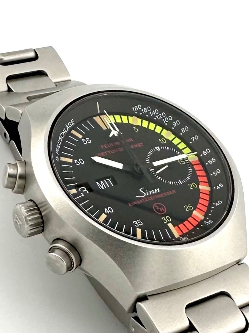 SINN 157.EZM4 クロノグラフ デイデイト レマニア5100 自動巻き