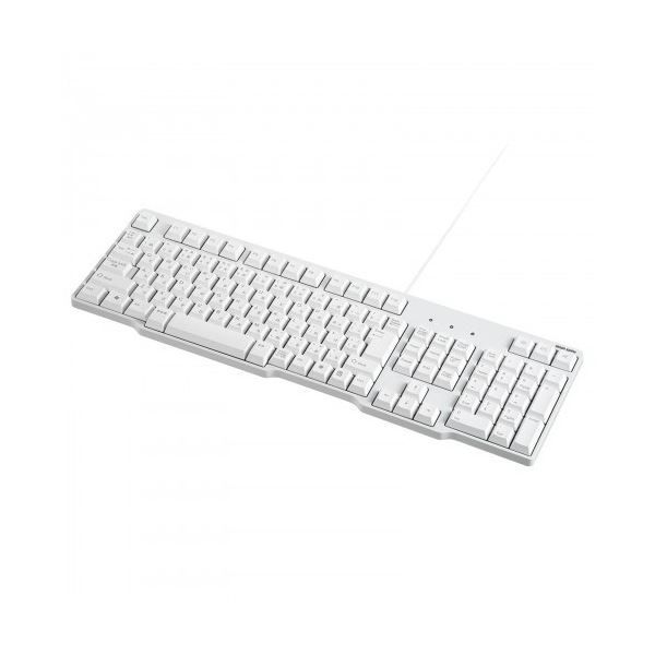 まとめ サンワサプライUSBキーボード ホワイト SKB-L1UN 1台 ×3セット