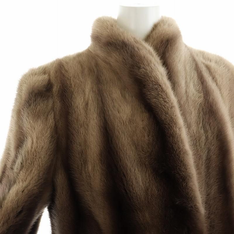 サガミンク SAGA MINK 銀サガ ミンク ファー コート 毛皮 ハーフ