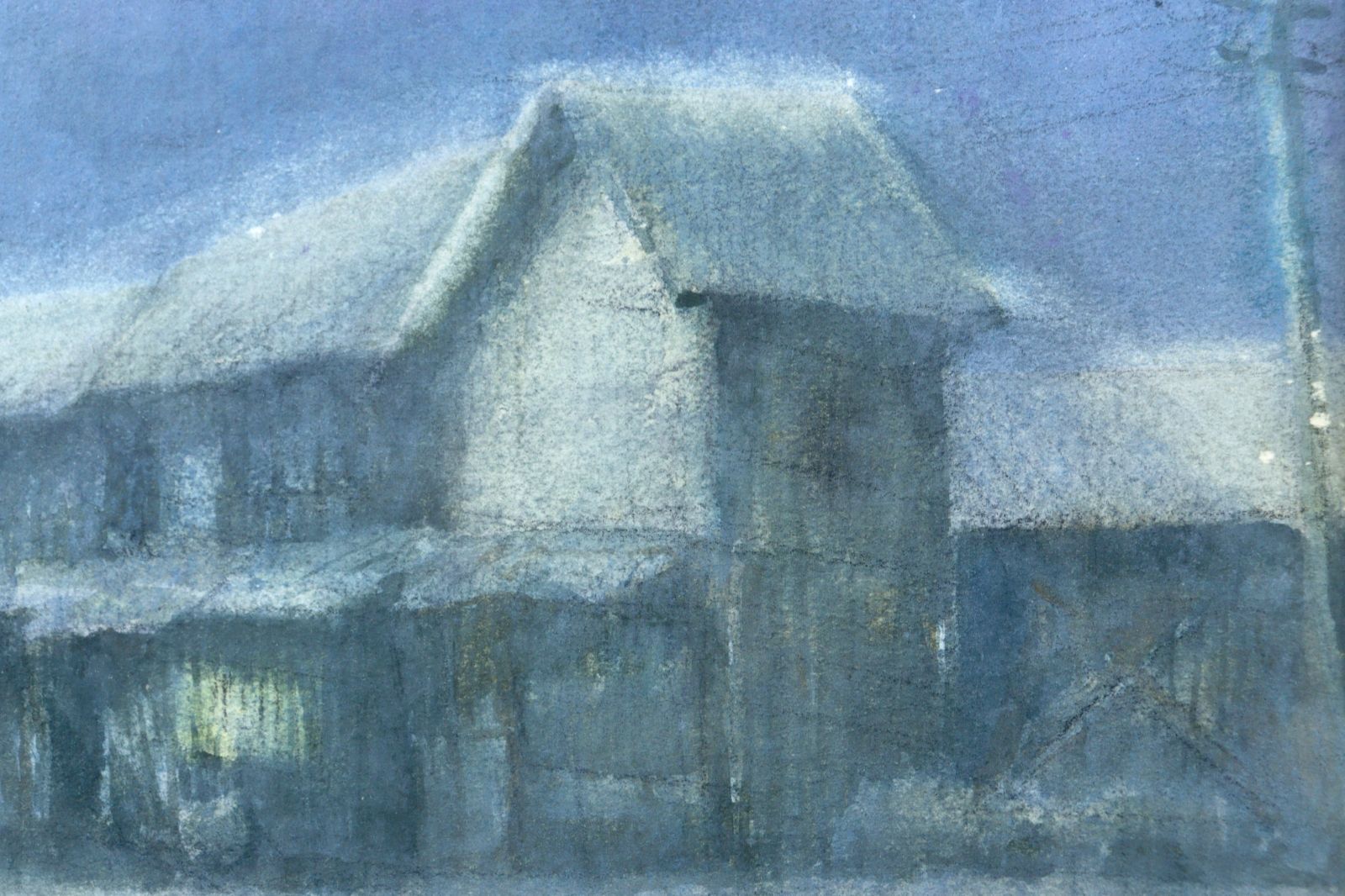 東山魁夷 絵画 油絵 油彩 水彩 肉筆 額縁 - メルカリ