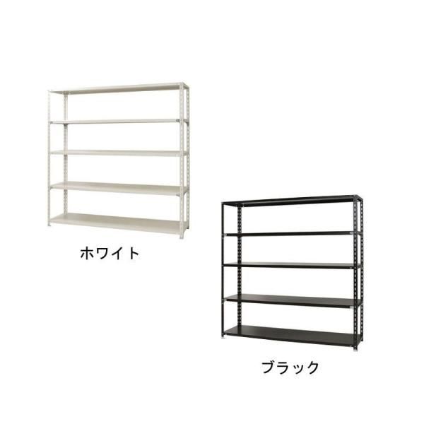 限定セール，人気 【新品・4営業日で発送】スチールラック NC1800-18-5段 間口1800×奥行450×高さ1800mm ブラック スチールラック・メタルラック