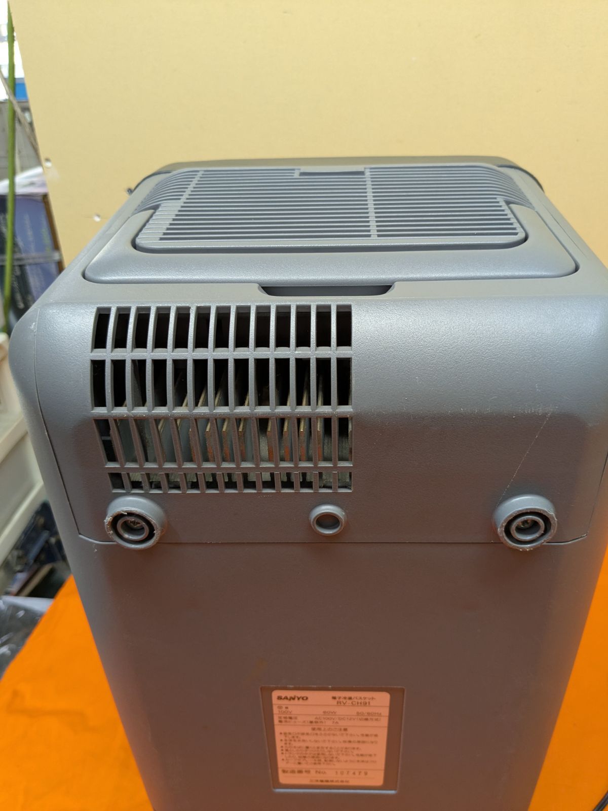 SANYO RV-CH91 電子冷温バスケット 中古】SANYO 電子冷温バスケット RV-CH91 DCアダプターなし - メルカリ