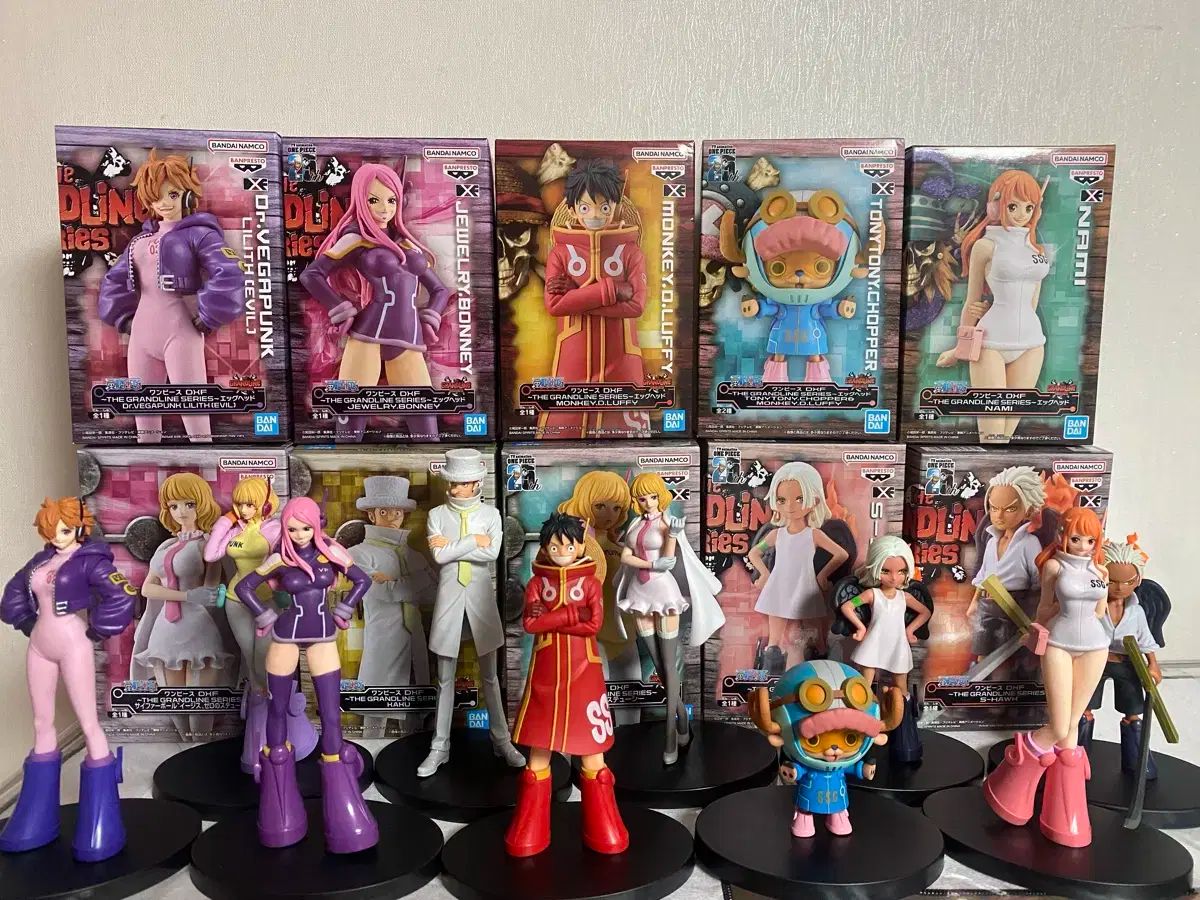 ONE PIECE ワンピース BANPRESTO バンプレスト DXF グランドライン シリーズ エッグヘッド セットとして 売ります