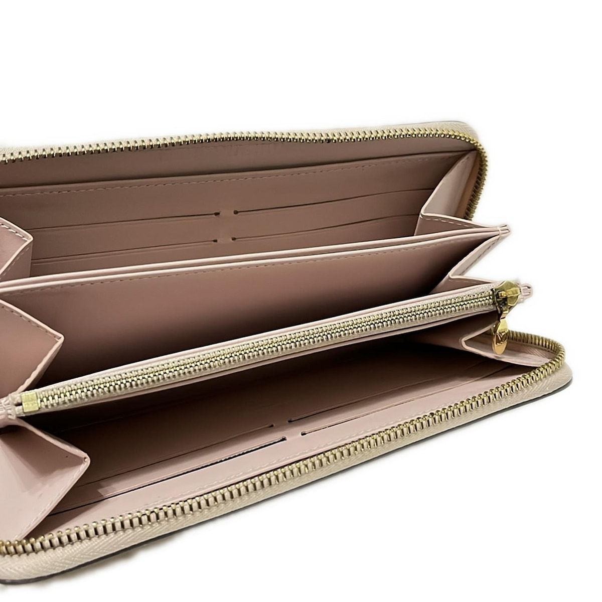 LOUIS VUITTON ジッピーウォレット 長財布 M90076 ジッピーウォレット モノグラム・ヴェルニ ローズ