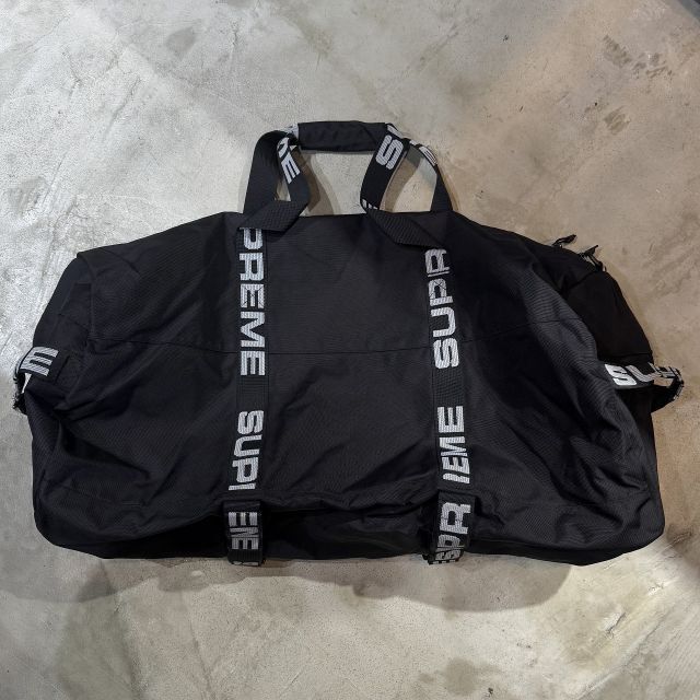 Supreme シュプリーム 18SS Duffle Bag Black Supreme Large Duffle Bag SS18 Black Large Cordura Bag BRAND